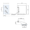 HINGE COMPLETE WITH PIN PIVOT AND SLEEVE CDA ERICE LINE TGH13SET AX