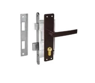 Süvistatav ukselukk Kurzemes 406C-35802/10, värvitud, tumepruun v., 72 mm/45 mm