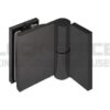LIFTED HINGE WALL TO GLASS 90˚ OFFSET FIXING PLATE CDA ETNA TGHU90-OSRH BL, RIGHT
