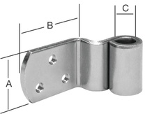 Hing ustele Vorman, 3.8 cm, 0.3 cm