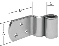 Hing ustele Vorman, 3.8 cm, 0.3 cm