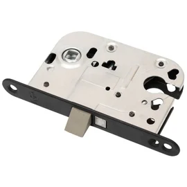 Süvistatav ukselukk MP MSL-2018, värvitud, must v., 72 mm/45 mm
