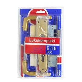 Komplekt Valnes E115, kaetud messingiga/anodeeritud