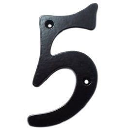 Uksenumber GB-2531_5, 10.5 cm x 6.5 cm, metall