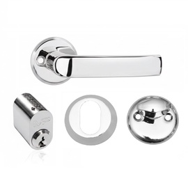 Uksekäepide, välistingimustes MP MRO-06-35A CP set, kroomi v.