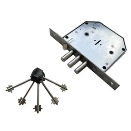 Süvistatav ukselukk MP GOR, T-21, CP, kroomitud, kroomi v., 43 mm/67.5 mm